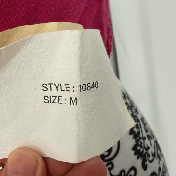 NWT Midnight Sky Hot Pink 100% Linen Bustier Corset Tank - Picture 4 of 11